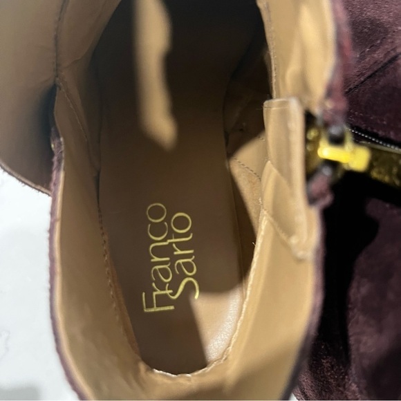 FRANCO SARTO Ruby Suede Leather Ankle Boots Size 6 - Picture 8 of 12